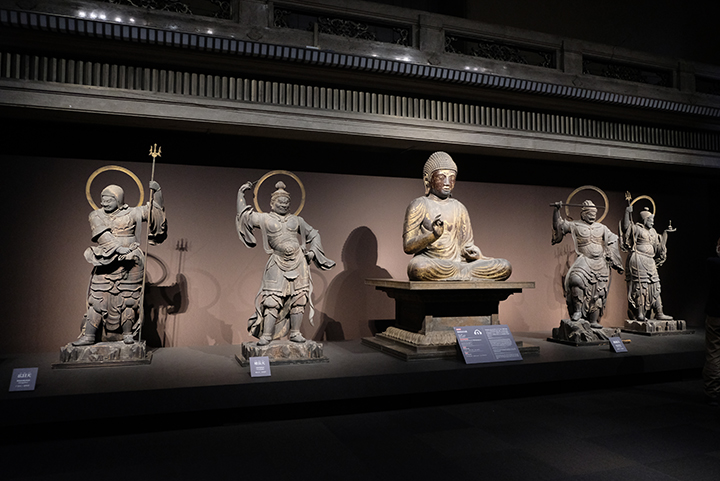 阿弥陀如来立像 20cm 天然木製(柘植ツゲ) 阿弥陀仏 木彫仏像