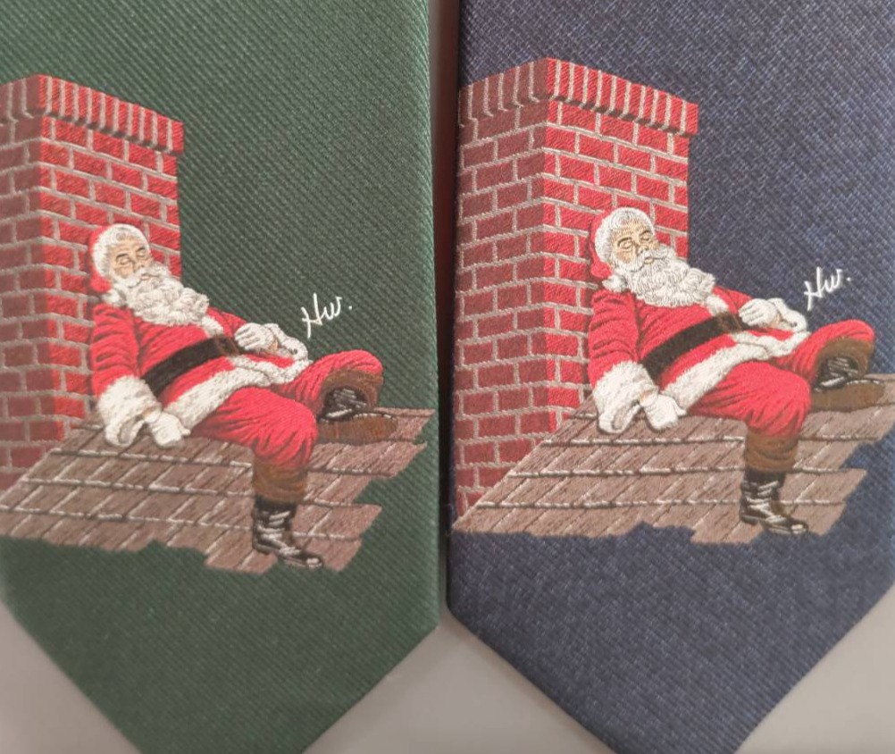 素晴らしい 🎅サンタ柄のネクタイ入荷しました🎄 | 紳士服・紳士雑貨 TOPICS ネクタイ一般