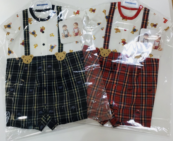 ミキハウスチェック🧸ショートオールのご紹介♫ | ミキハウス | 松坂屋上野店公式 SHOP BLOG