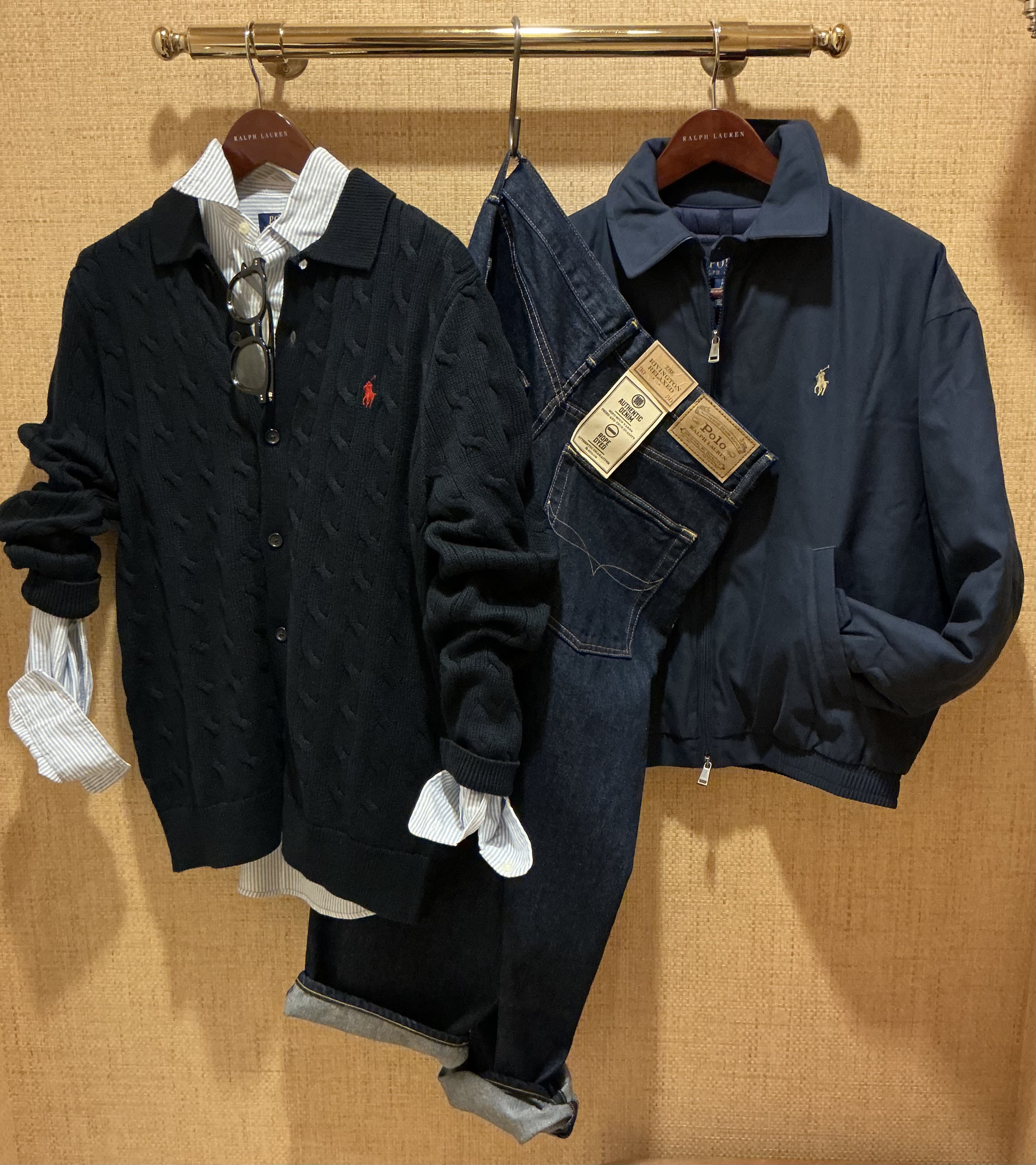 美品◎ポロラルフローレン セットアップ ストライプ 希少 3L チャコールグレー ⭐︎〈POLO RALPH LAUREN 〉これから着たいものコレクション | ポロ