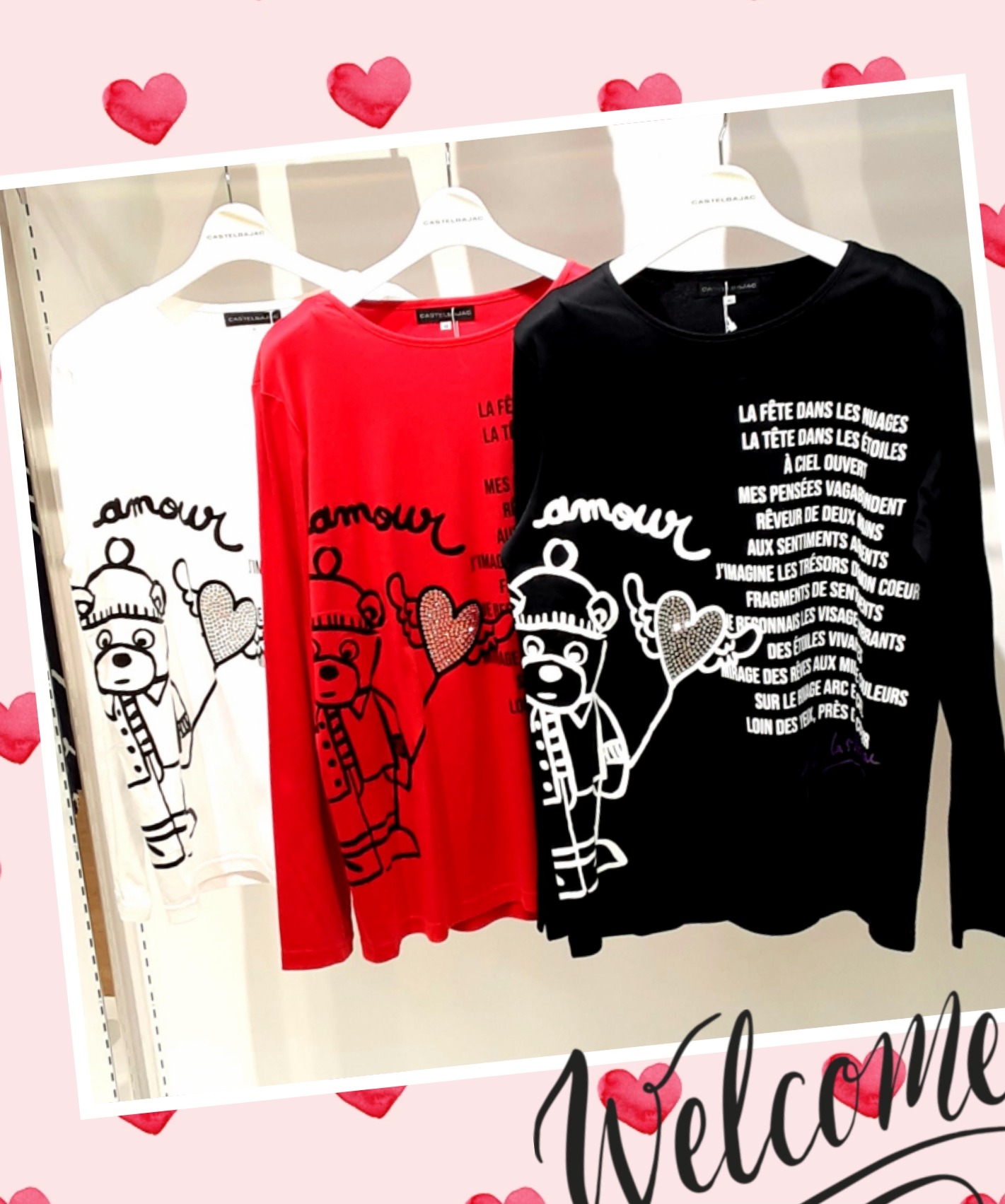 高速 割引 2024 西日本 カステルバジャック〉新作🐻長袖Tシャツ | カステルバジャック トップス