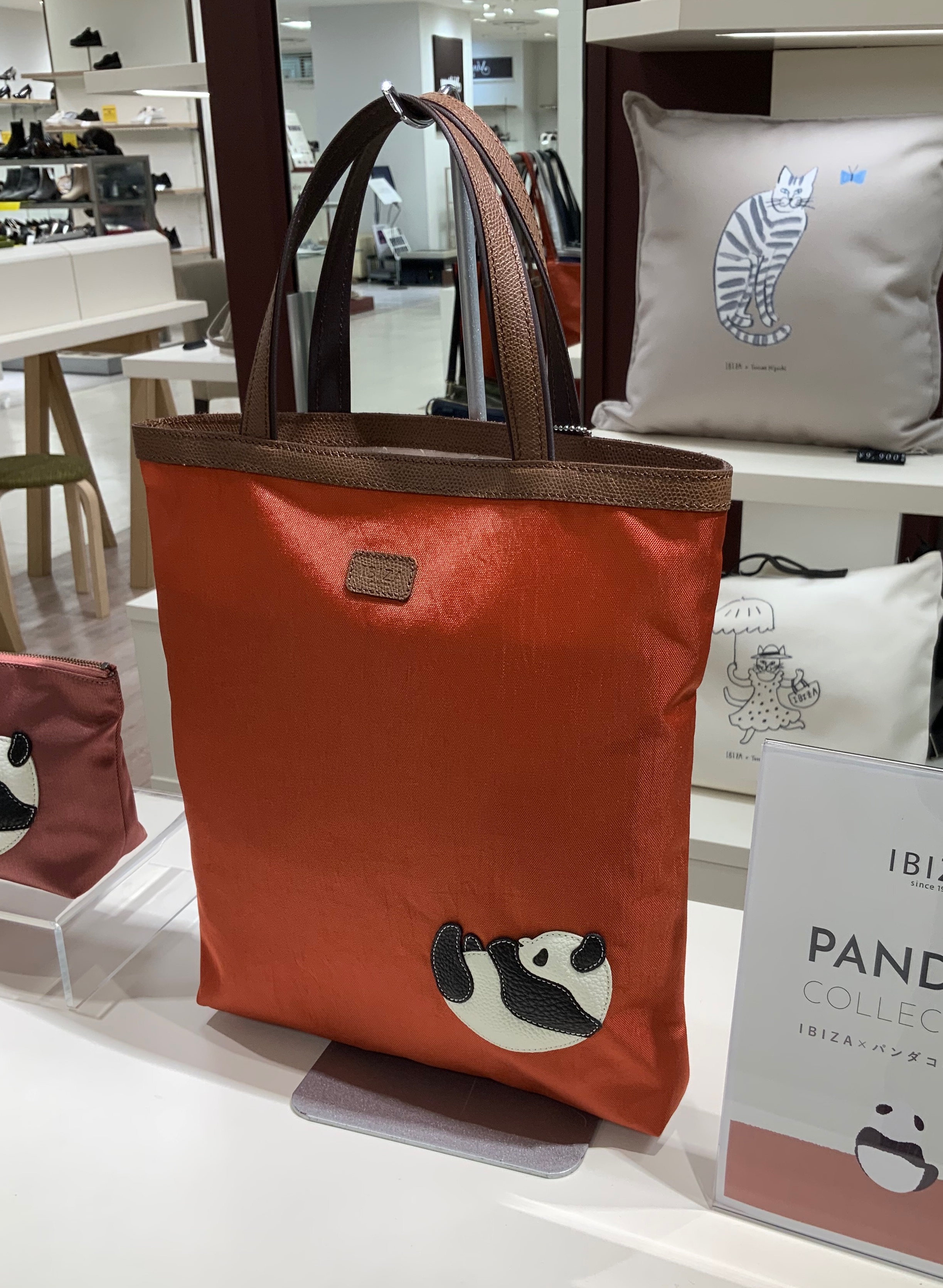イビサ〉新作✨シンプル🐼パンダトートバッグ🍃 | イビサ